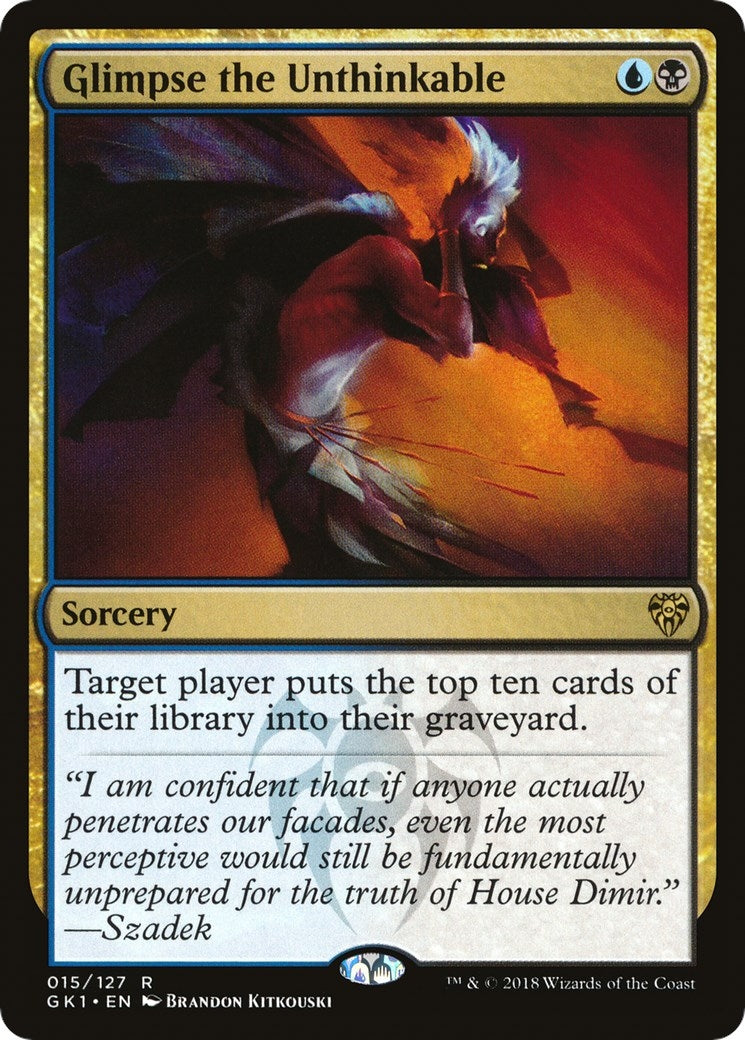 Glimpse the Unthinkable (15) [GR1] - MTG Single