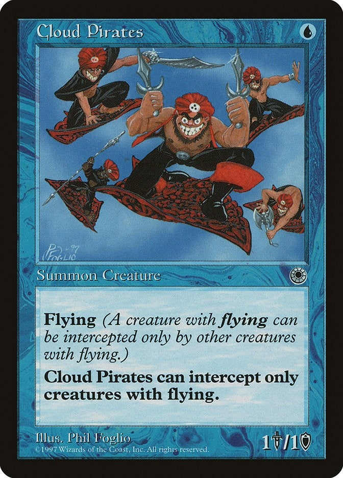 Cloud Pirates (Reminder Text) [POR] - MTG Single