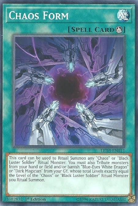 Chaos Form (3011) (LED3) - YuGiOh Single