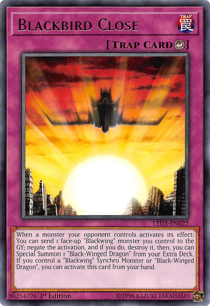 Blackbird Close (3027) (LED3) - YuGiOh Single