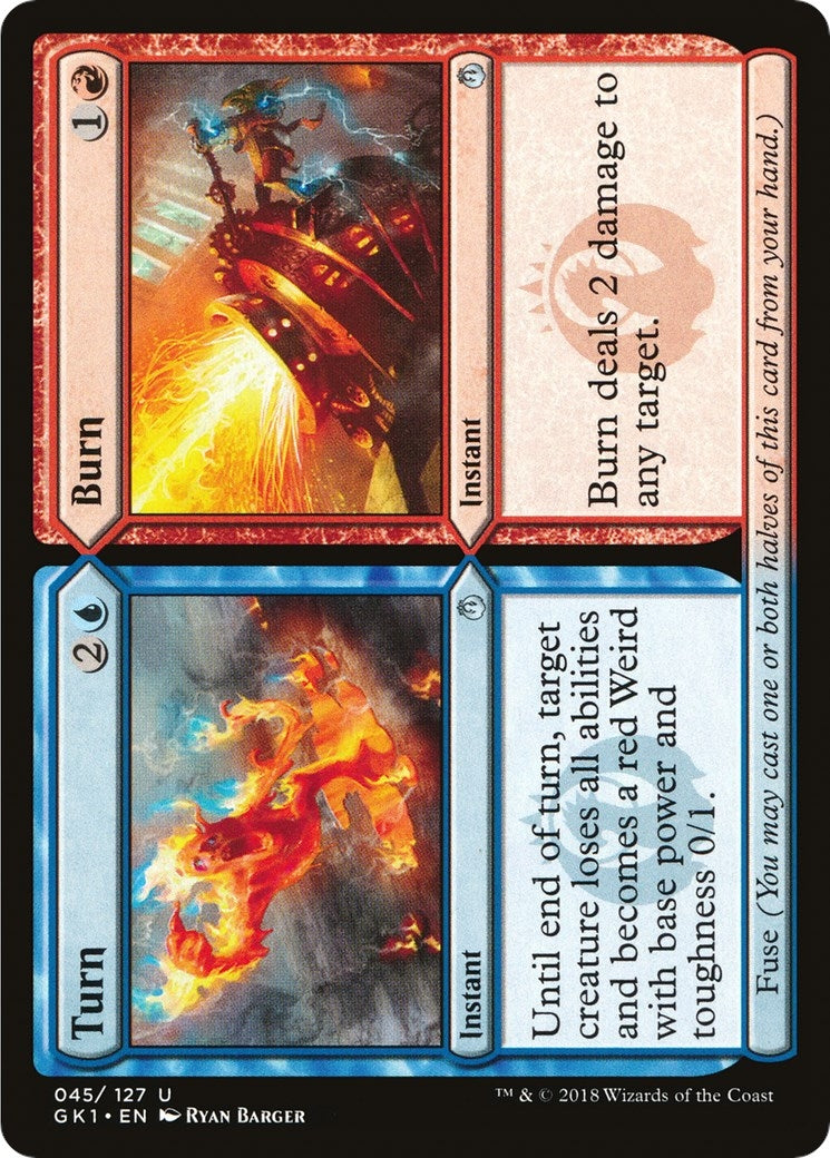 Turn // Burn (45) [GR1] - MTG Single