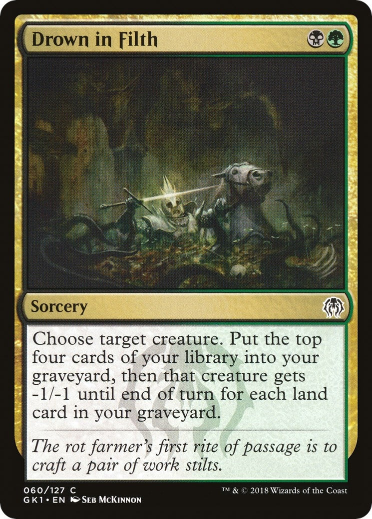 Drown in Filth (60) [GR1] - MTG Single