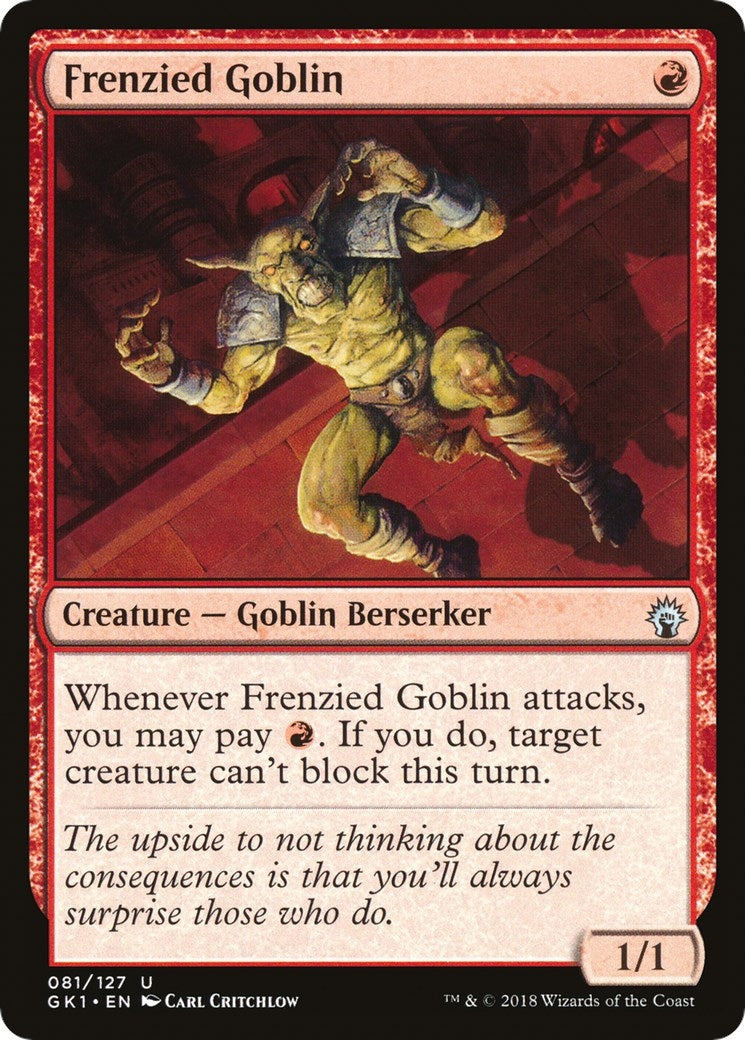 Frenzied Goblin (81) [GR1] - MTG Single