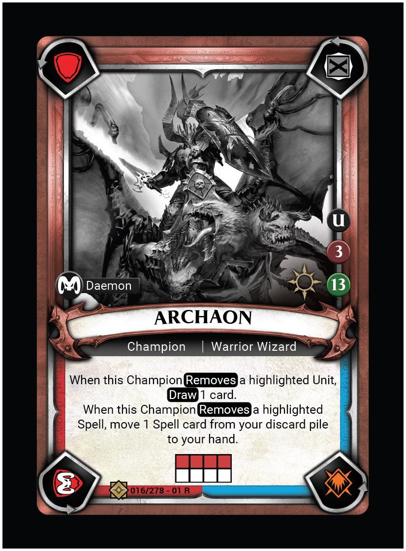 Archaon (Founder Pack Exclusive) (Unclaimed) (WHAOSC) - Warhammer Age of Sigmar Champions TCG Single