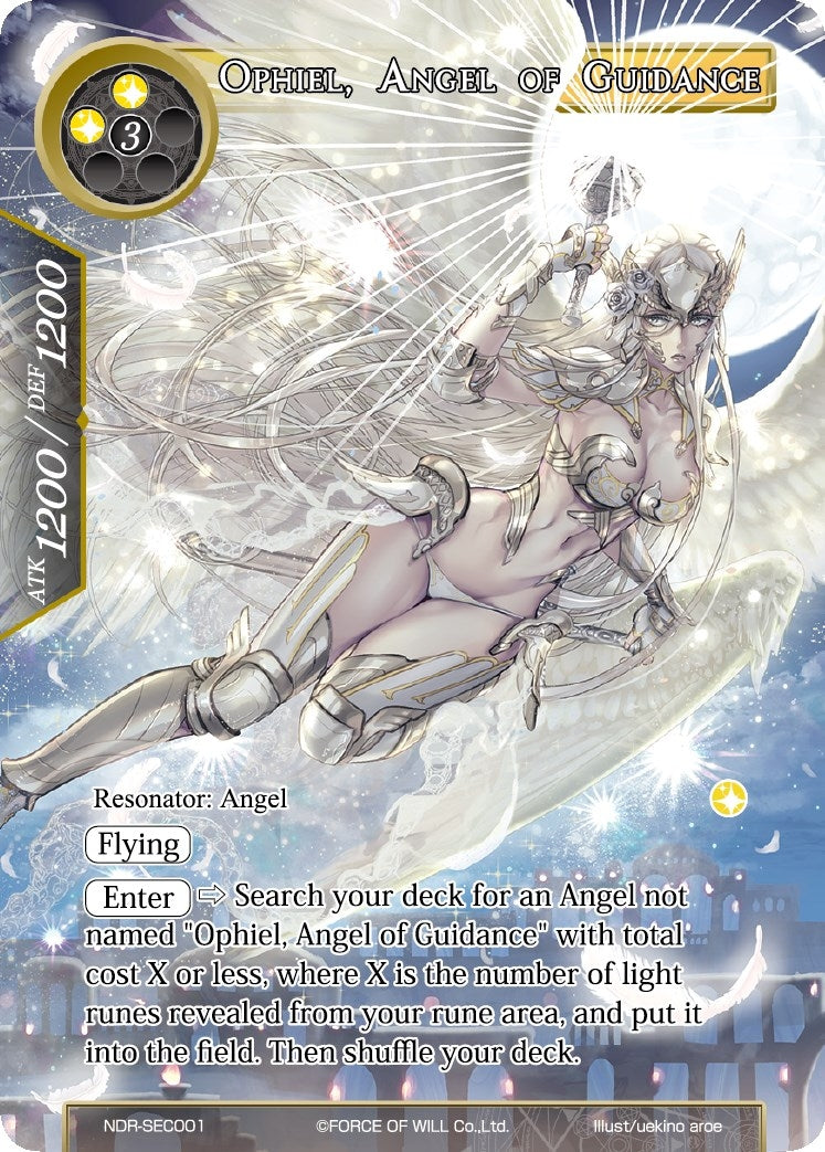 Ophiel Angel of Guidance (Secret) (1) [NDR] - Force of Will Single