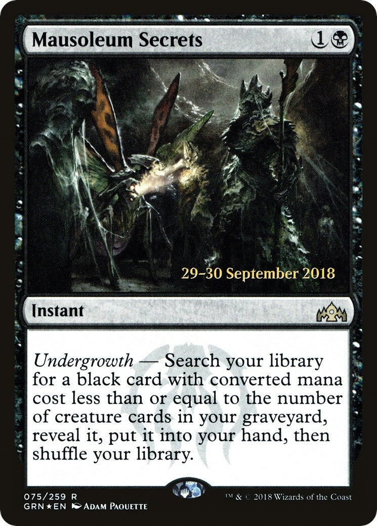 Mausoleum Secrets (75) [PRE] - MTG Single