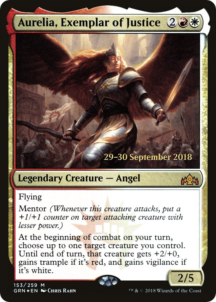 Aurelia Exemplar of Justice (153) [PRE] - MTG Single