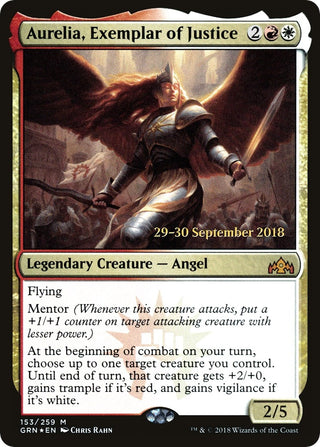 Aurelia Exemplar of Justice (153) [PRE] - MTG Single