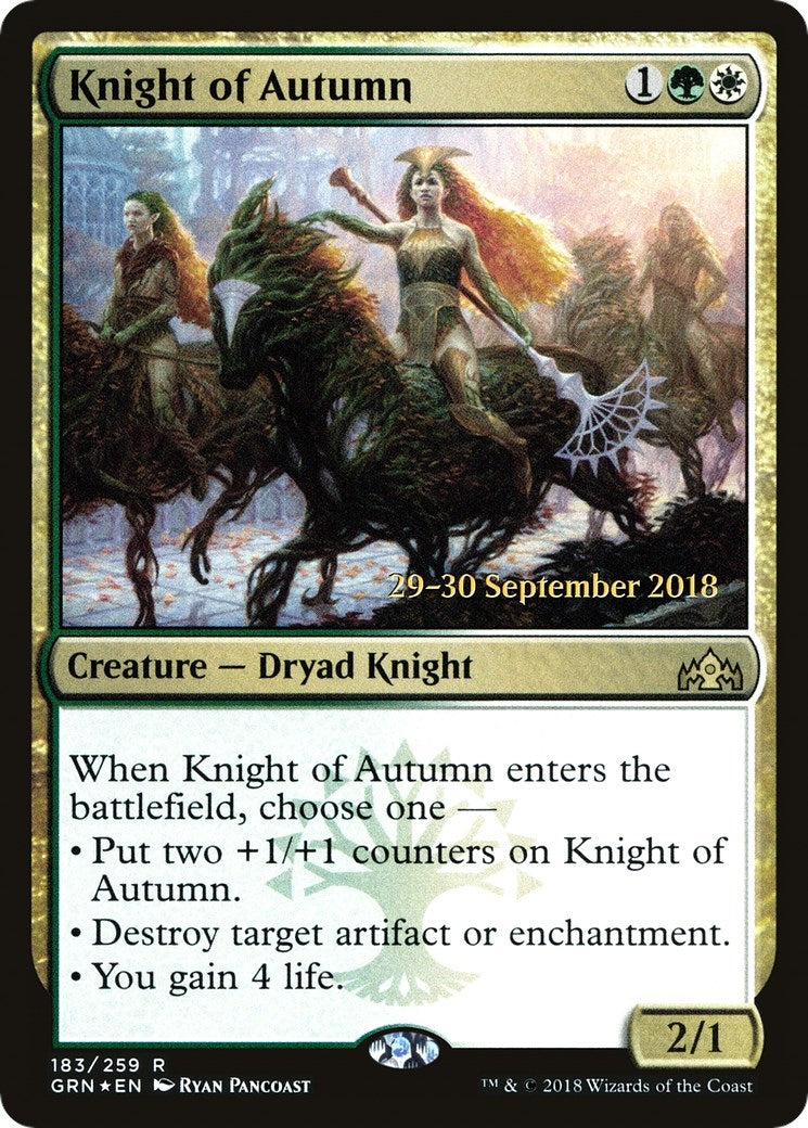 Knight of Autumn (183) [PRE] - MTG Single