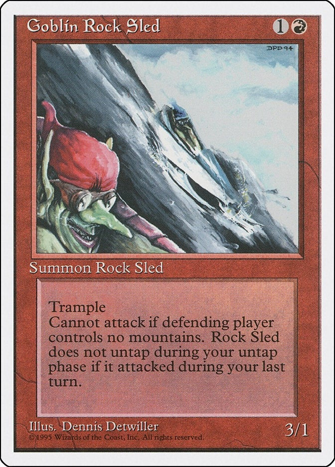 Goblin Rock Sled [4ED] - MTG Single