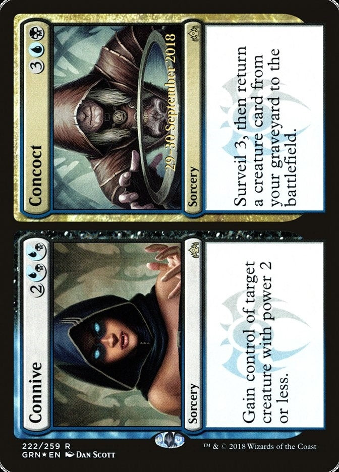 Connive // Concoct (222) [PRE] - MTG Single