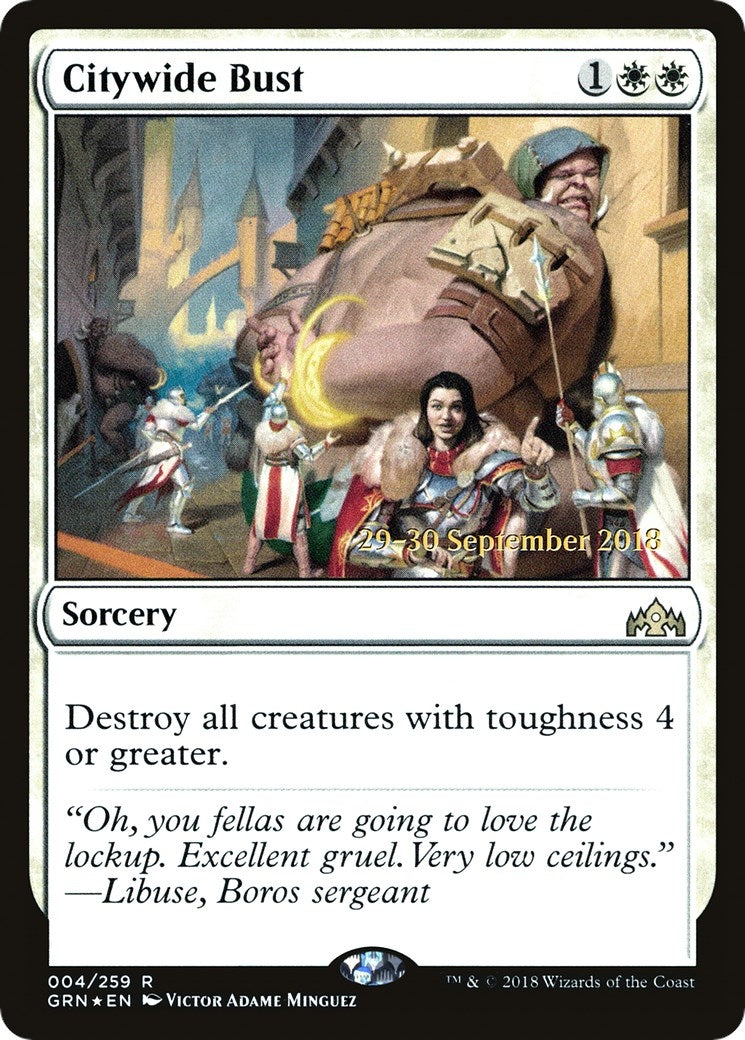 Citywide Bust (4) [PRE] - MTG Single