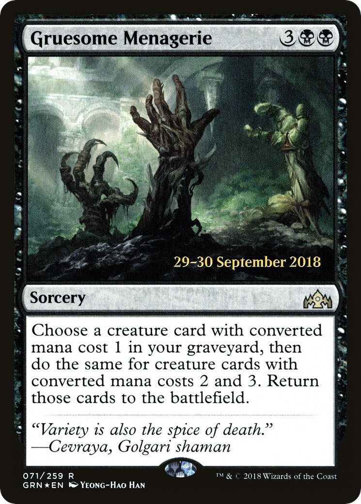 Gruesome Menagerie (71) [PRE] - MTG Single