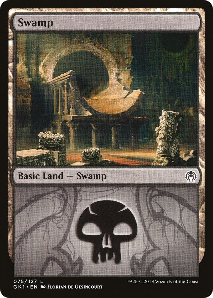 Swamp (075) (75) [GR1] - MTG Single