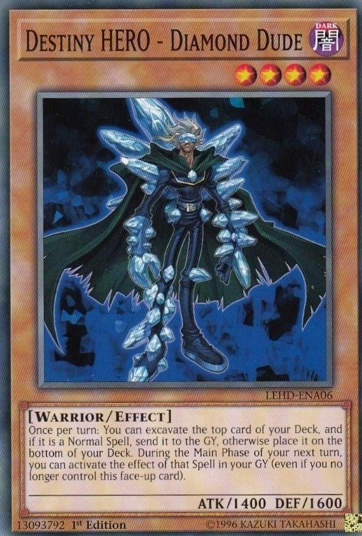 Destiny HERO - Diamond Dude (6) (LDK4) - YuGiOh Single