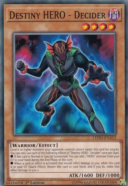 Destiny HERO - Decider (12) (LDK4) - YuGiOh Single