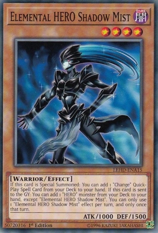 Elemental HERO Shadow Mist (15) (LDK4) - YuGiOh Single