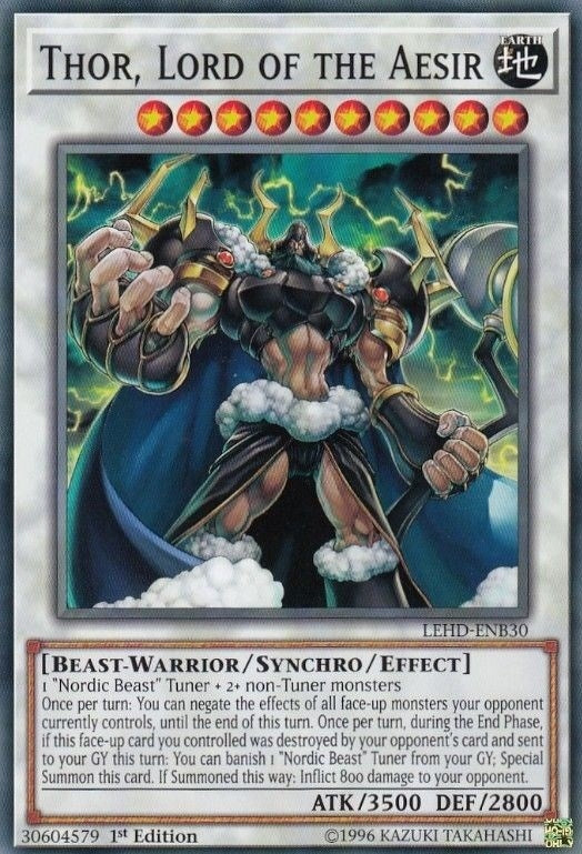 Thor Lord of the Aesir (30) (LDK4) - YuGiOh Single