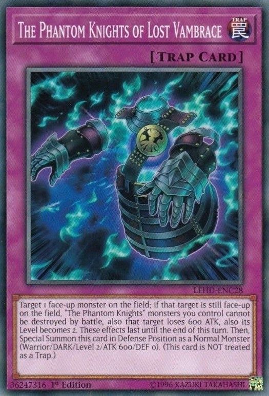 The Phantom Knights of Lost Vambrace (28) (LDK4) - YuGiOh Single