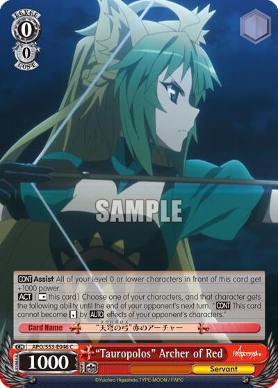 ’Tauropolos’ Archer of Red (53046) [APO/S53] - Weiss Schwarz Single