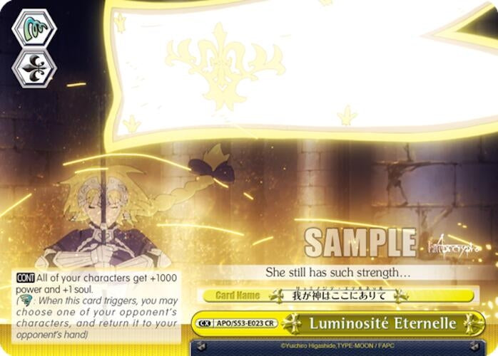 Luminosite Eternelle (53023) [APO/S53] - Weiss Schwarz Single