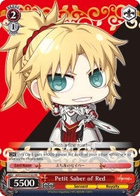 Petit Saber of Red (53102) [APO/S53] - Weiss Schwarz Single