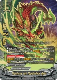 Thundercry and Thunderflash Agito (20004) [S-BT02] - Future Card BuddyFight Single