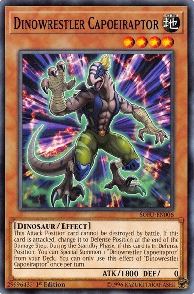 Dinowrestler Capoeiraptor (6) (SOFU) - YuGiOh Single