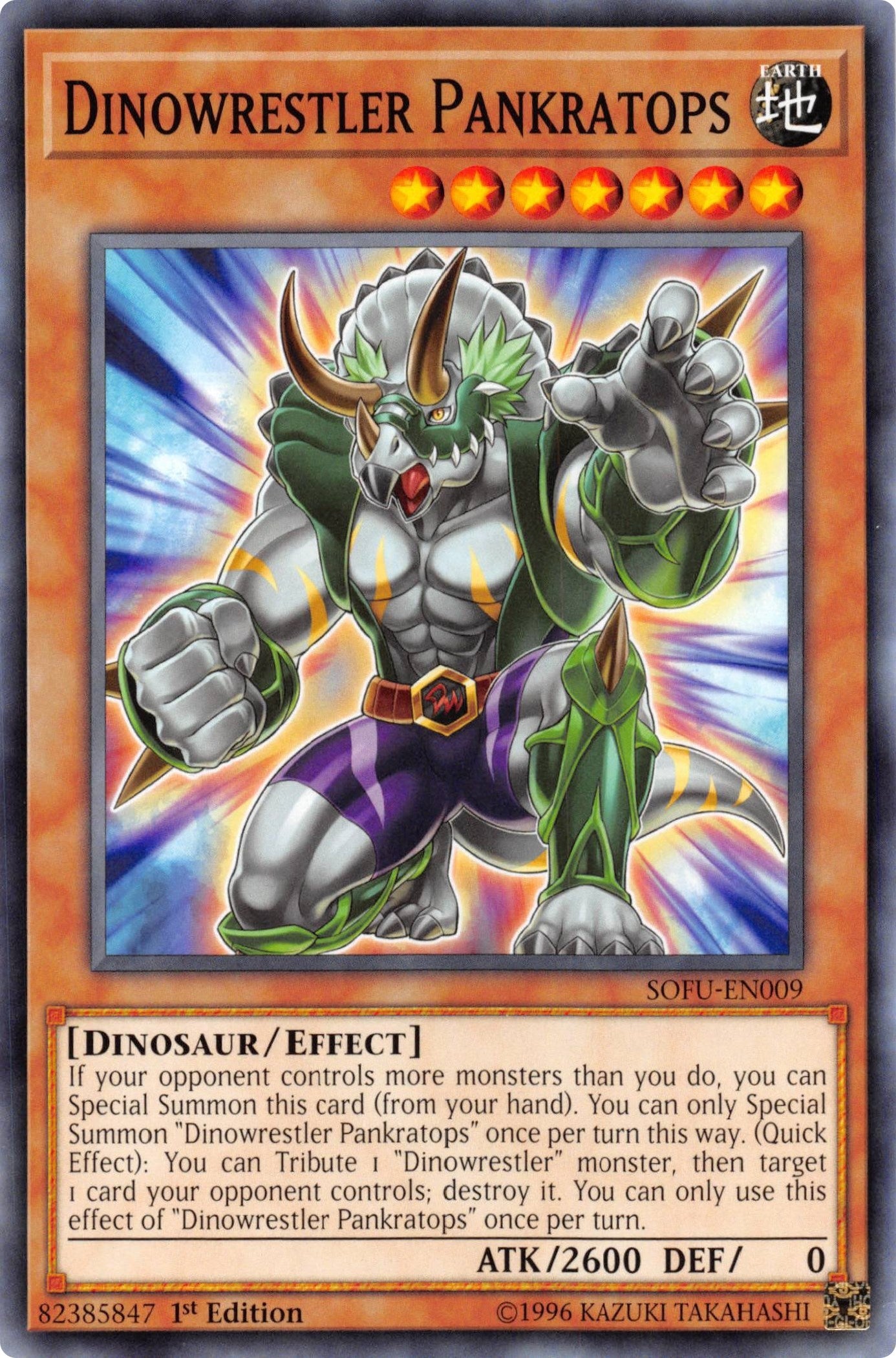 Dinowrestler Pankratops (9) (SOFU) - YuGiOh Single