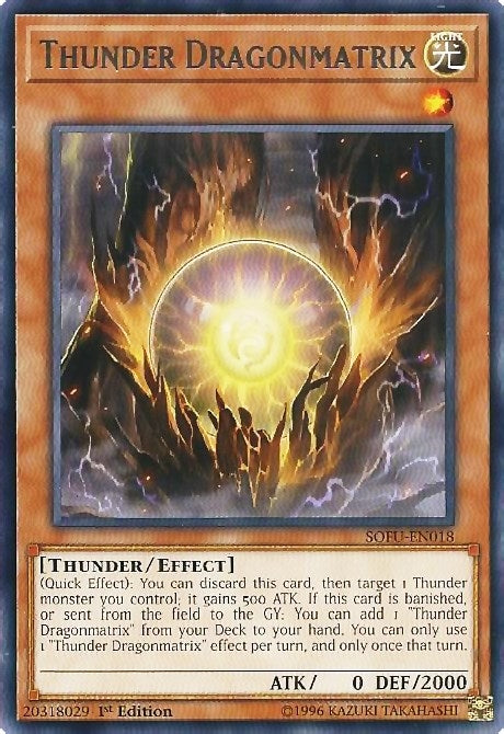 Thunder Dragonmatrix (18) (SOFU) - YuGiOh Single