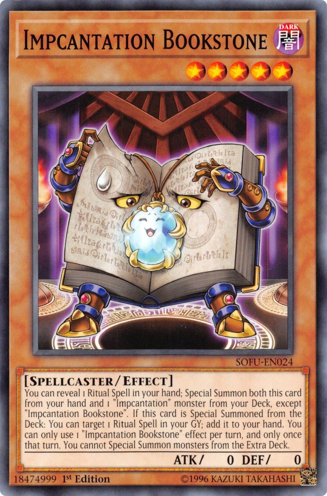 Impcantation Bookstone (24) (SOFU) - YuGiOh Single