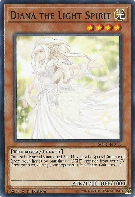 Diana the Light Spirit (27) (SOFU) - YuGiOh Single