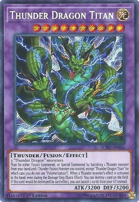 Thunder Dragon Titan (36) (SOFU) - YuGiOh Single