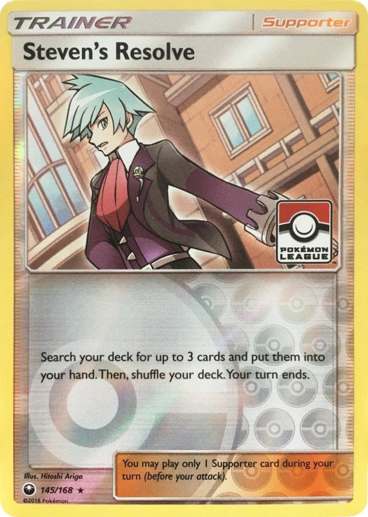 Image for Steven's Resolve - 145/168 (Pokemon League) (145/168) (League & Championship Cards) - Pokemon