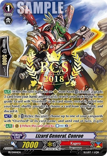 Lizard General Conroe (BCS 2018) (444) [PR] - Cardfight Vanguard Single