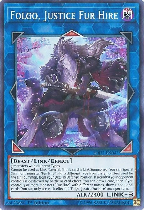Folgo Justice Fur Hire (47) (SOFU) - YuGiOh Single