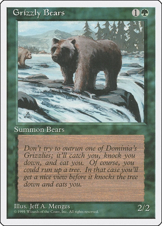 Grizzly Bears [4ED] - MTG Single