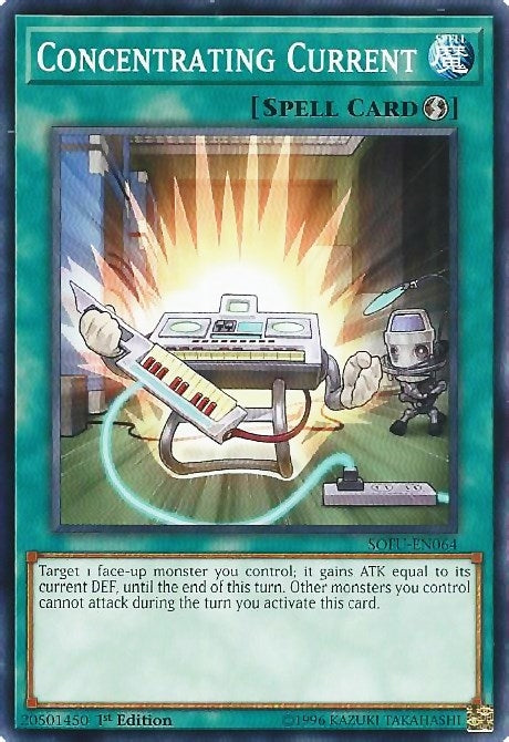 Concentrating Current (64) (SOFU) - YuGiOh Single