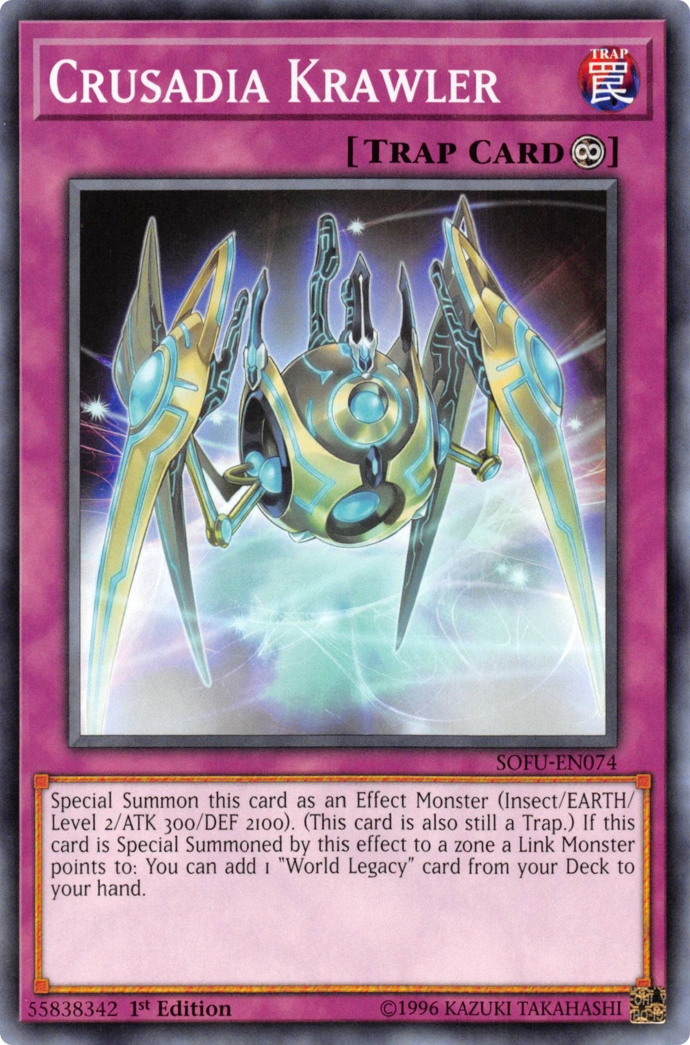 Crusadia Krawler (74) (SOFU) - YuGiOh Single