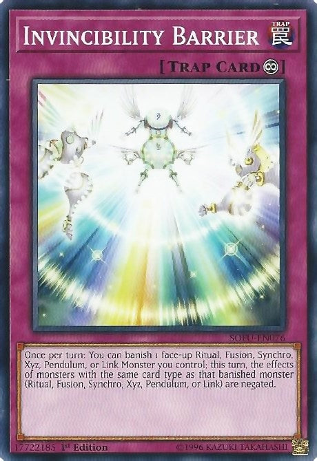Invincibility Barrier (76) (SOFU) - YuGiOh Single