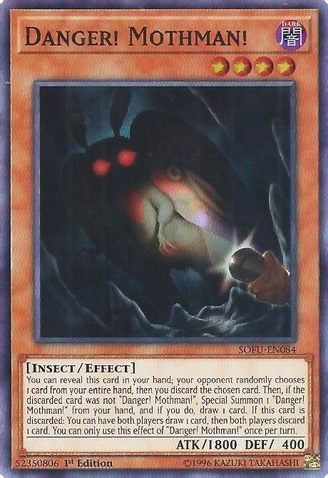 Danger! Mothman! (84) (SOFU) - YuGiOh Single