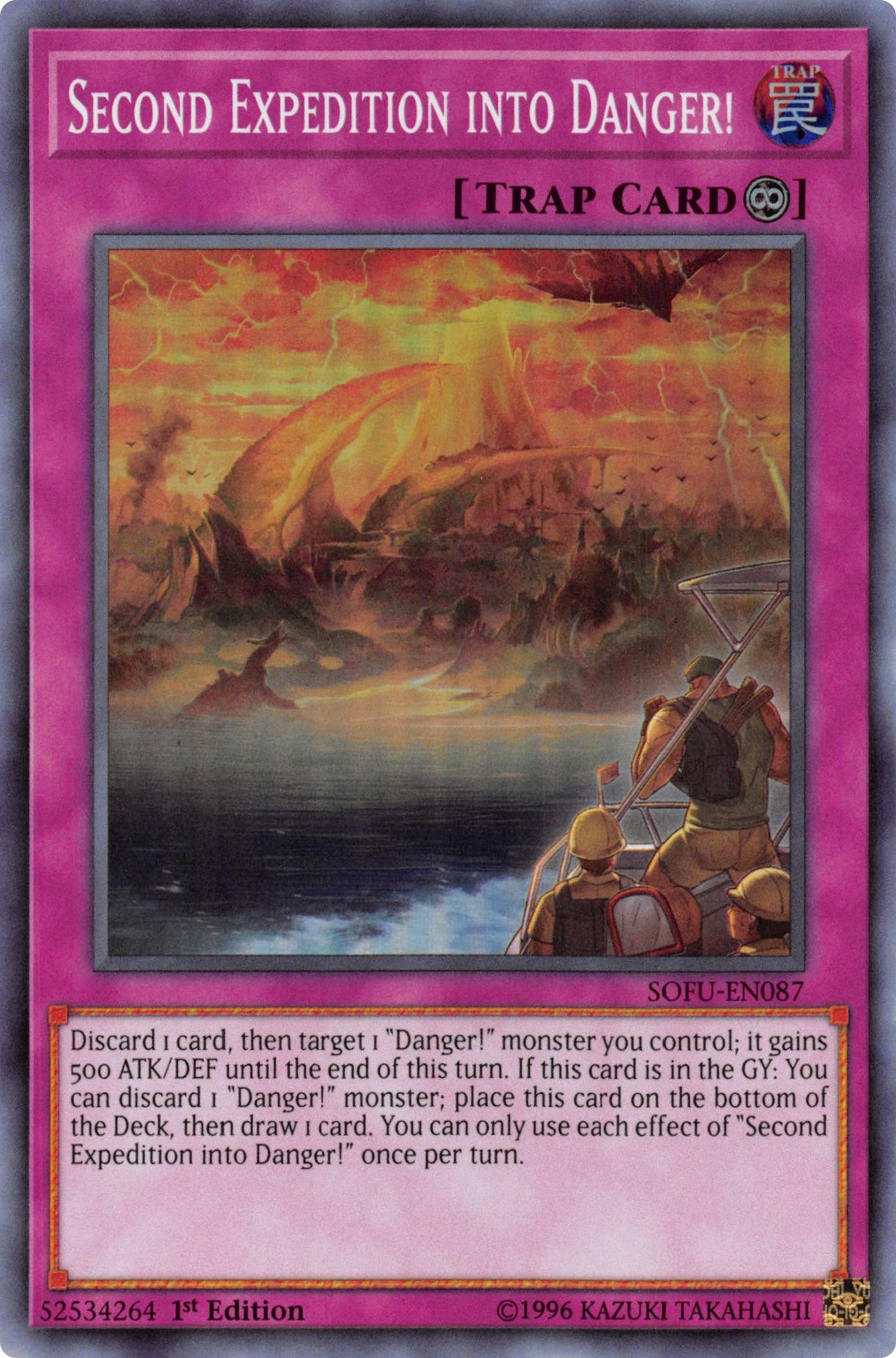 Second Expedition into Danger! (87) (SOFU) - YuGiOh Single