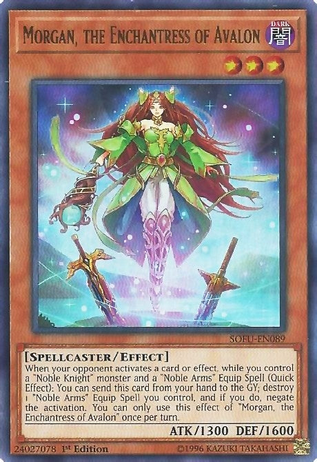 Morgan the Enchantress of Avalon (89) (SOFU) - YuGiOh Single