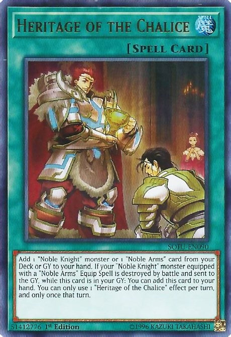 Heritage of the Chalice (90) (SOFU) - YuGiOh Single
