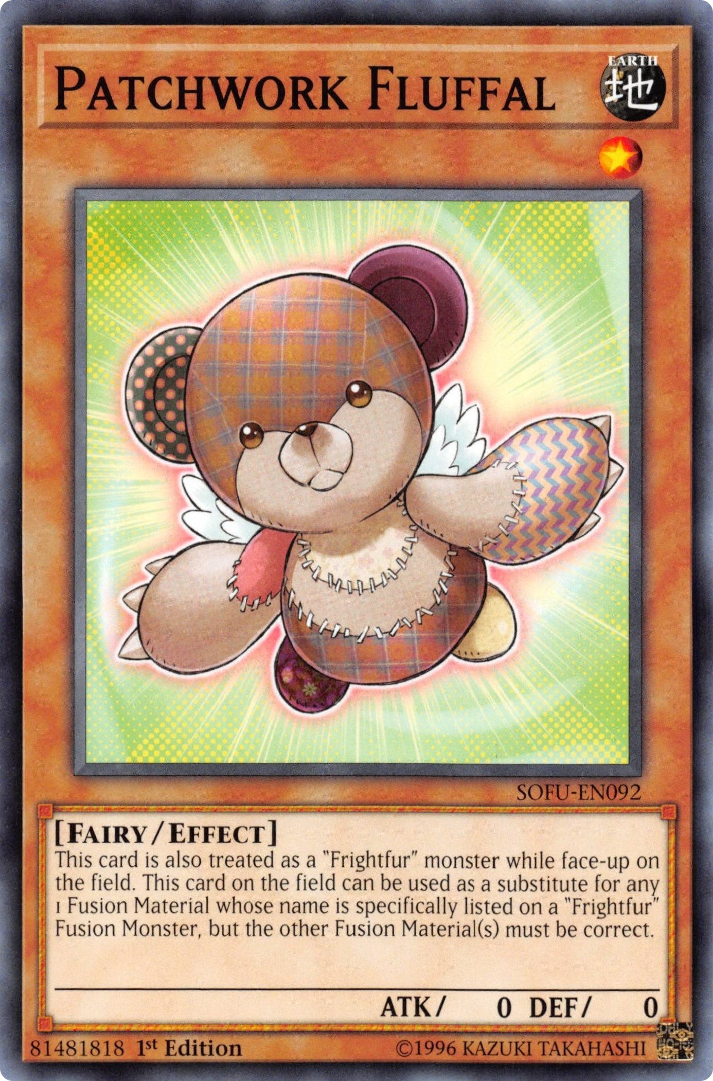 Patchwork Fluffal (92) (SOFU) - YuGiOh Single
