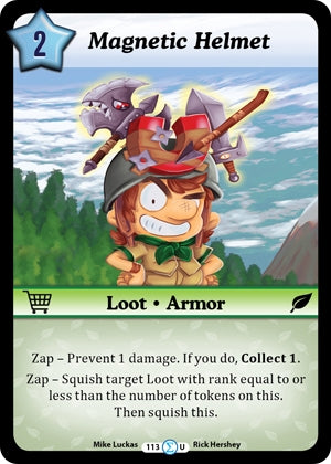 Magnetic Helmet (113) [MUNFF] - Munchkin CCG Single