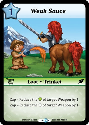 Weak Sauce (115) [MUNFF] - Munchkin CCG Single