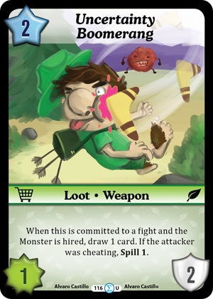 Uncertainty Boomerang (116) [MUNFF] - Munchkin CCG Single