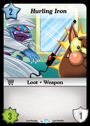 Hurling Iron (16) [MUNFF] - Munchkin CCG Single