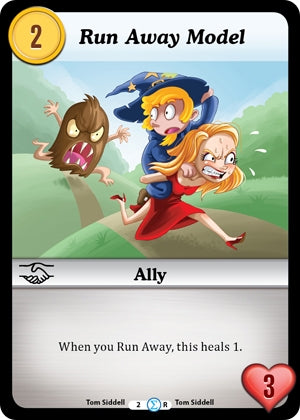 Run Away Model (2) [MUNFF] - Munchkin CCG Single